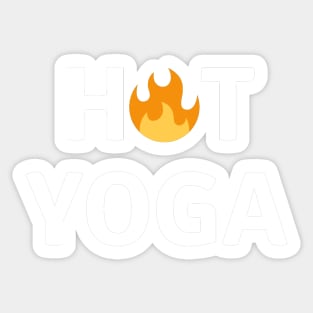 Hot Yoga Design Sticker